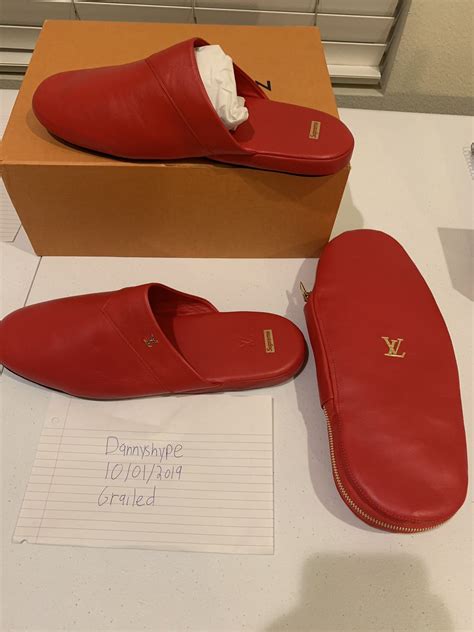 supreme lv 2020|supreme louis vuitton slippers.